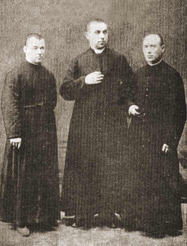 León Valentin, Teófilo Delmas y Enrique Amiel